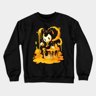 bendy the ink machine Crewneck Sweatshirt